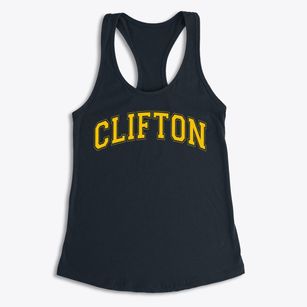 Clifton Elementary School 11 Varsity Arch Women's Racerback Tank