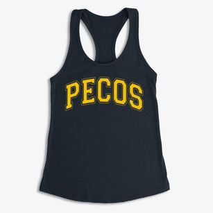 Pecos High School Varsity Arch Women's Racerback Tank