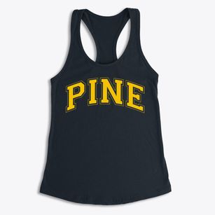 Pine Elementary School Varsity Arch Women's Racerback Tank