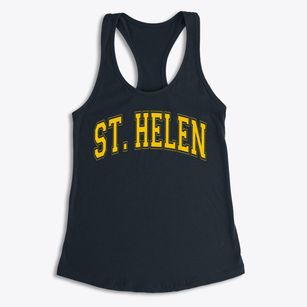 St Helen Parish Varsity Arch Women's Racerback Tank