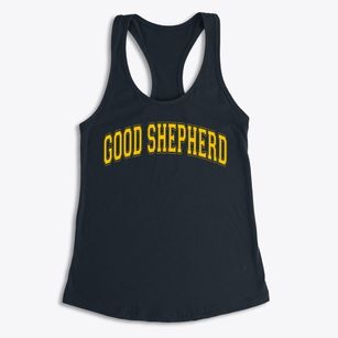 Good Shepherd School Varsity Arch Women's Racerback Tank