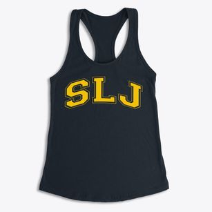 Urban Assembly School For Law And Justice Varsity Arch Women's Racerback Tank