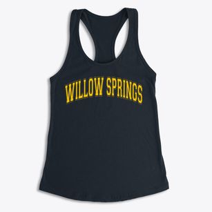 Willow Springs Elementary School Varsity Arch Women's Racerback Tank