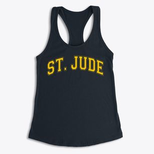 Saint Jude School Varsity Arch Women's Racerback Tank