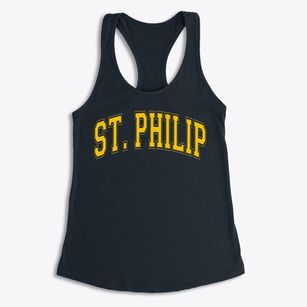 Saint Philip The Apostle School Varsity Arch Women's Racerback Tank