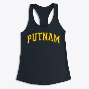 Putnam Elementary School Varsity Arch Women's Racerback Tank