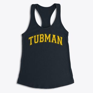 Tubman Middle School Varsity Arch Women's Racerback Tank