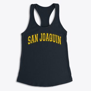 San Joaquin Memorial High School Varsity Arch Women's Racerback Tank