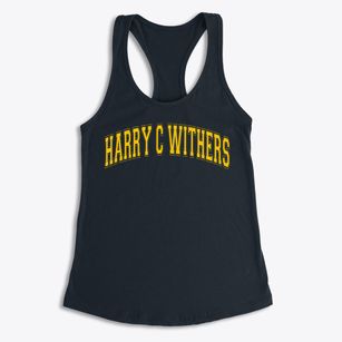 Harry C Withers Elementary School Varsity Arch Women's Racerback Tank