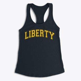 Liberty Junior High School Varsity Arch Women's Racerback Tank