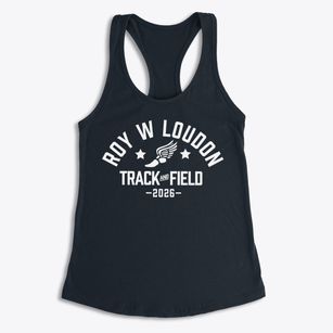 Roy W Loudon Elementary School Track and Field Women's Racerback Tank