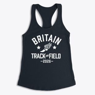 Britain Elementary School Track and Field Women's Racerback Tank