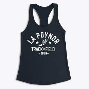 La Poynor Elementary School Track and Field Women's Racerback Tank