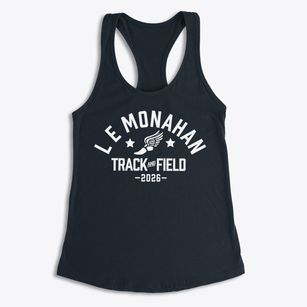 L E Monahan Elementary School Track and Field Women's Racerback Tank