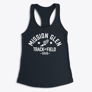 Mission Glen Elementary School Track and Field Women's Racerback Tank
