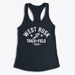 West Rusk Elementary School Track and Field Women's Racerback Tank