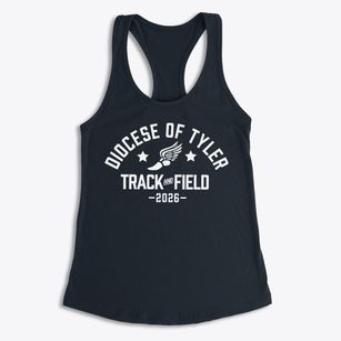 Diocese Of Tyler Track and Field Women's Racerback Tank