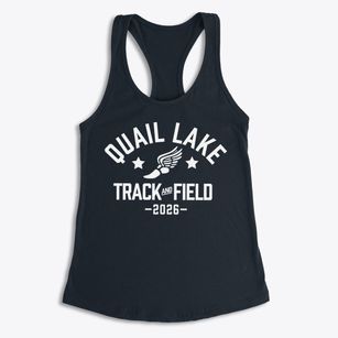 Quail Lake Charter School Track and Field Women's Racerback Tank