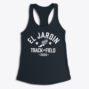 El Jardin Elementary School Track and Field Women's Racerback Tank