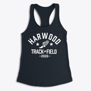 Harwood Union High School Track and Field Women's Racerback Tank