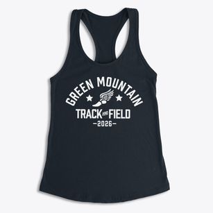Green Mountain Union High School Track and Field Women's Racerback Tank