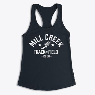 Mill Creek Middle School Track and Field Women's Racerback Tank