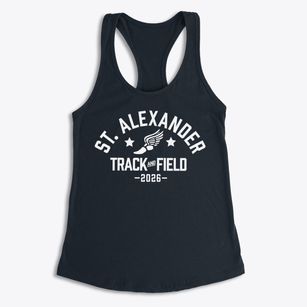 St Alexander Parish Track and Field Women's Racerback Tank