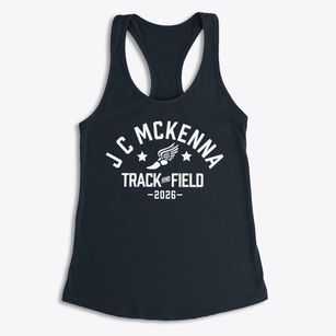 J C Mckenna Middle School Track and Field Women's Racerback Tank