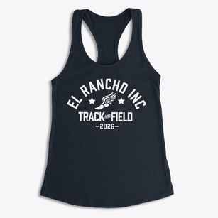 El Rancho School Inc Track and Field Women's Racerback Tank