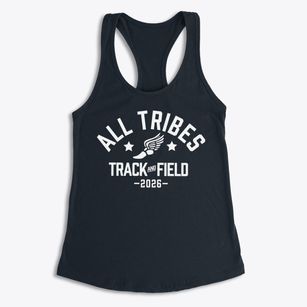 All Tribes American Indian School Track and Field Women's Racerback Tank