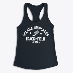 Solana Highlands Elementary School Track and Field Women's Racerback Tank