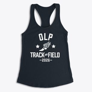 Academy Of Our Lady Of Peace Track and Field Women's Racerback Tank