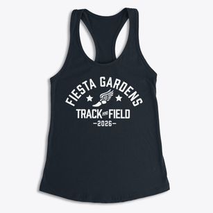 Fiesta Gardens International School Track and Field Women's Racerback Tank