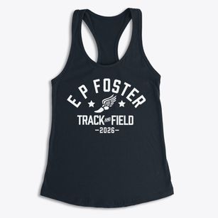 E P Foster Elementary School Track and Field Women's Racerback Tank