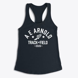 A E Arnold Elementary School Track and Field Women's Racerback Tank