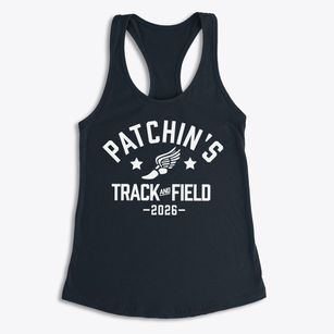 Patchin's School Track and Field Women's Racerback Tank