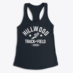 Hillwood Academic Day School Track and Field Women's Racerback Tank
