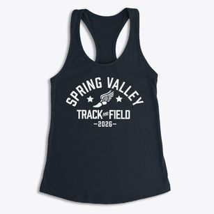 Spring Valley Elementary School Track and Field Women's Racerback Tank