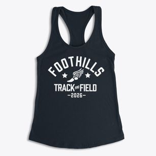 Foothills Elementary School Track and Field Women's Racerback Tank