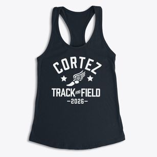 Cortez Middle School Track and Field Women's Racerback Tank