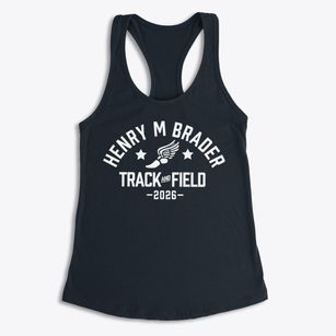Henry M Brader Elementary School Track and Field Women's Racerback Tank