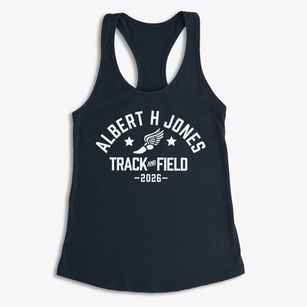 Albert H Jones Elementary School Track and Field Women's Racerback Tank