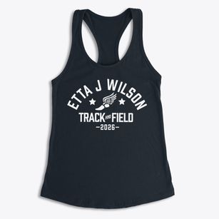 Etta J Wilson Elementary School Track and Field Women's Racerback Tank