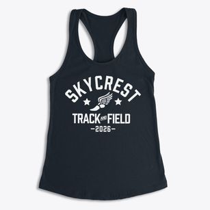 Skycrest Christian School Track and Field Women's Racerback Tank