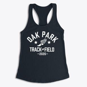 Oak Park Elementary School Track and Field Women's Racerback Tank