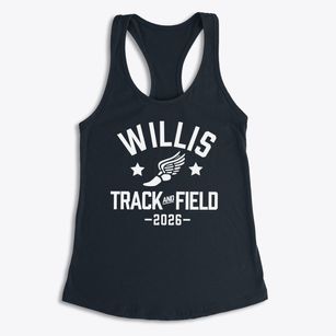 Willis Junior High School Track and Field Women's Racerback Tank