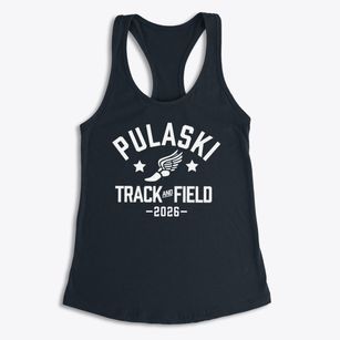 Pulaski Elementary School Track and Field Women's Racerback Tank
