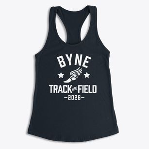 Byne Memorial Baptist School Track and Field Women's Racerback Tank