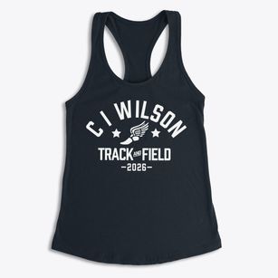 C I Wilson Academy Track and Field Women's Racerback Tank