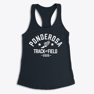 Ponderosa Elementary School Track and Field Women's Racerback Tank